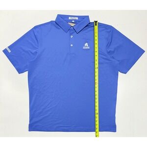 Straight Down Mens Blue The Riviera Country Club Golf Polo Shirt XL NWT